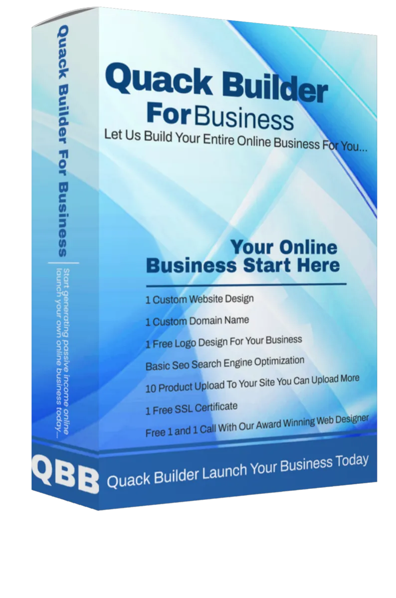 Quack Builder for Business is a powerful tool that helps business owners create visually appealing and optimized websites for their business online. It saves time and resources by eliminating the need for expensive web designers. Our team will build your entire website business online for you so you can reach your potential customers online and improve website visibility on search engines, leading to more organic traffic. It also allows seamless integration with e-commerce platforms for easy online transactions. With flexible pricing plans, it is a cost-effective solution for businesses of all sizes. Overall, Quack Builder for business is a must-have tool for any business owner looking to establish a strong online presence.